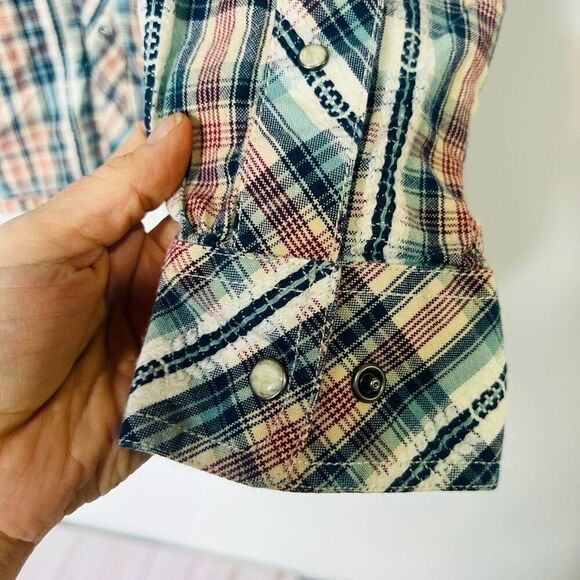 Mountain Khakis Men’s Long-sleeve Rodeo Shirt Pearl Snaps Button Down Plaid - Picture 11 of 13
